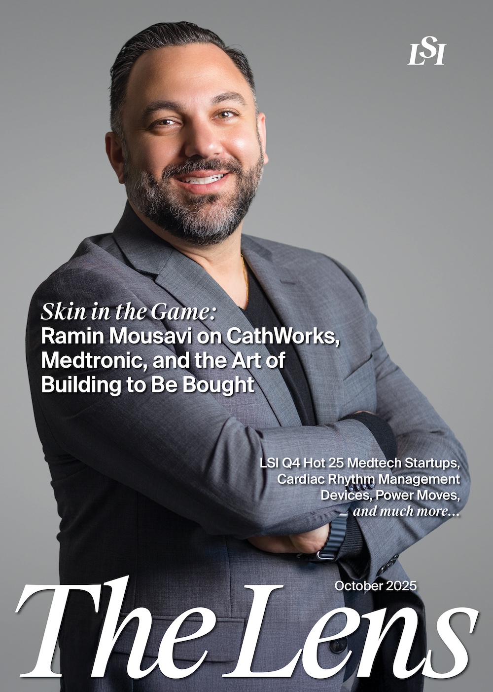 October cover of The Lens, LSI's medtech magazine.