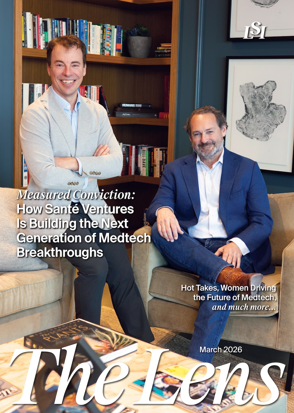 March 2026 cover of The Lens, LSI's medtech magazine.