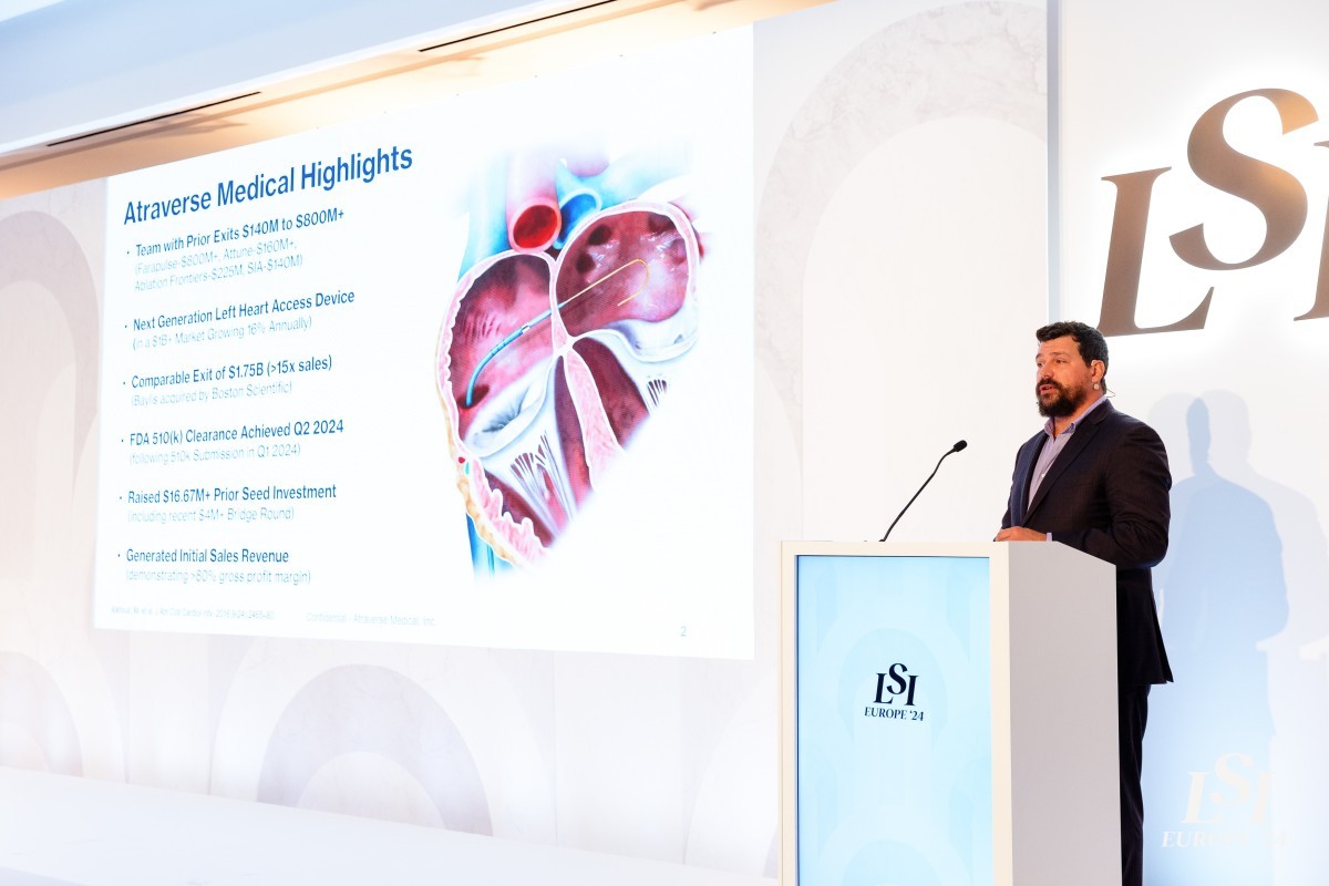 Atraverse CEO, President, and Co-Founder, John Slump, at LSI Europe 2024