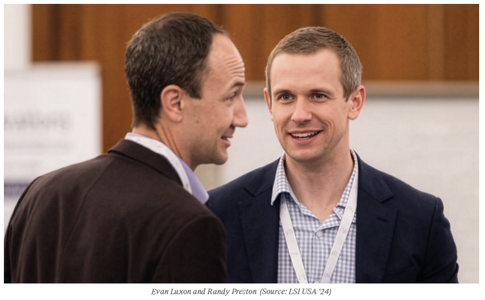 Evan Luxon and Randy Preston at LSI USA ‘24