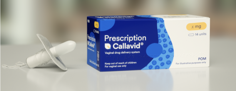 Calla Lily’s Callavid vaginal drug delivery product photo