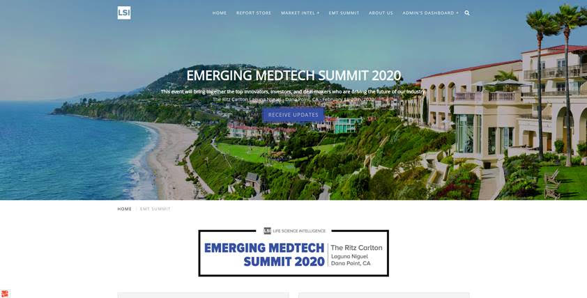 Emerging MedTech Summit Ritz Carlton