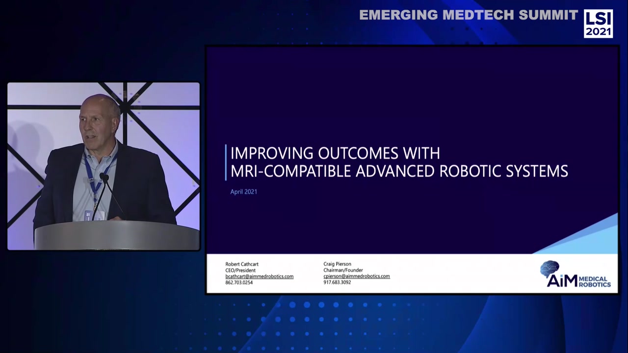 Emerging Medtech Summit 2021 - AiM Medical Robotics