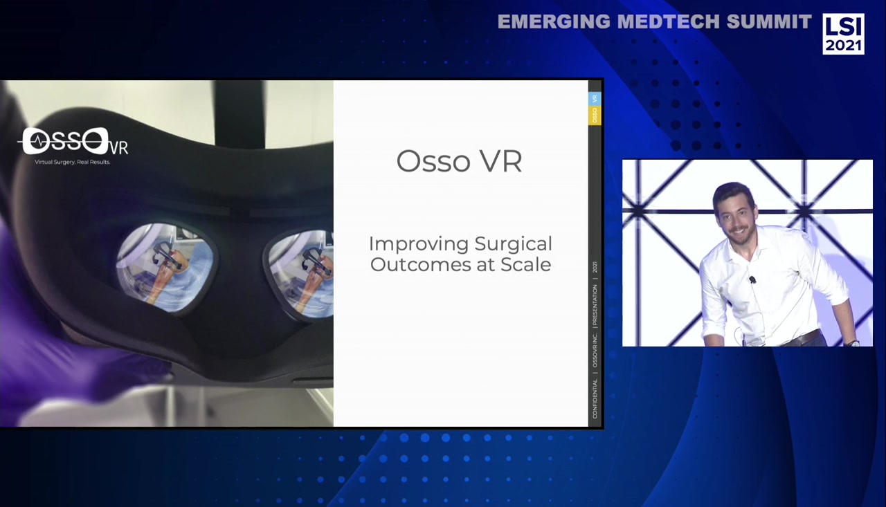 Emerging Medtech Summit 2021 - Osso VR