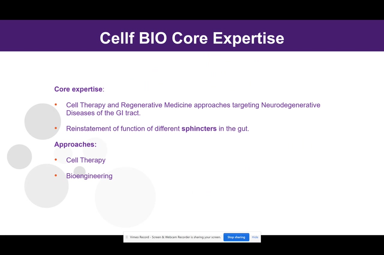 Emerging Medtech Summit 2021 - Cellf BIO