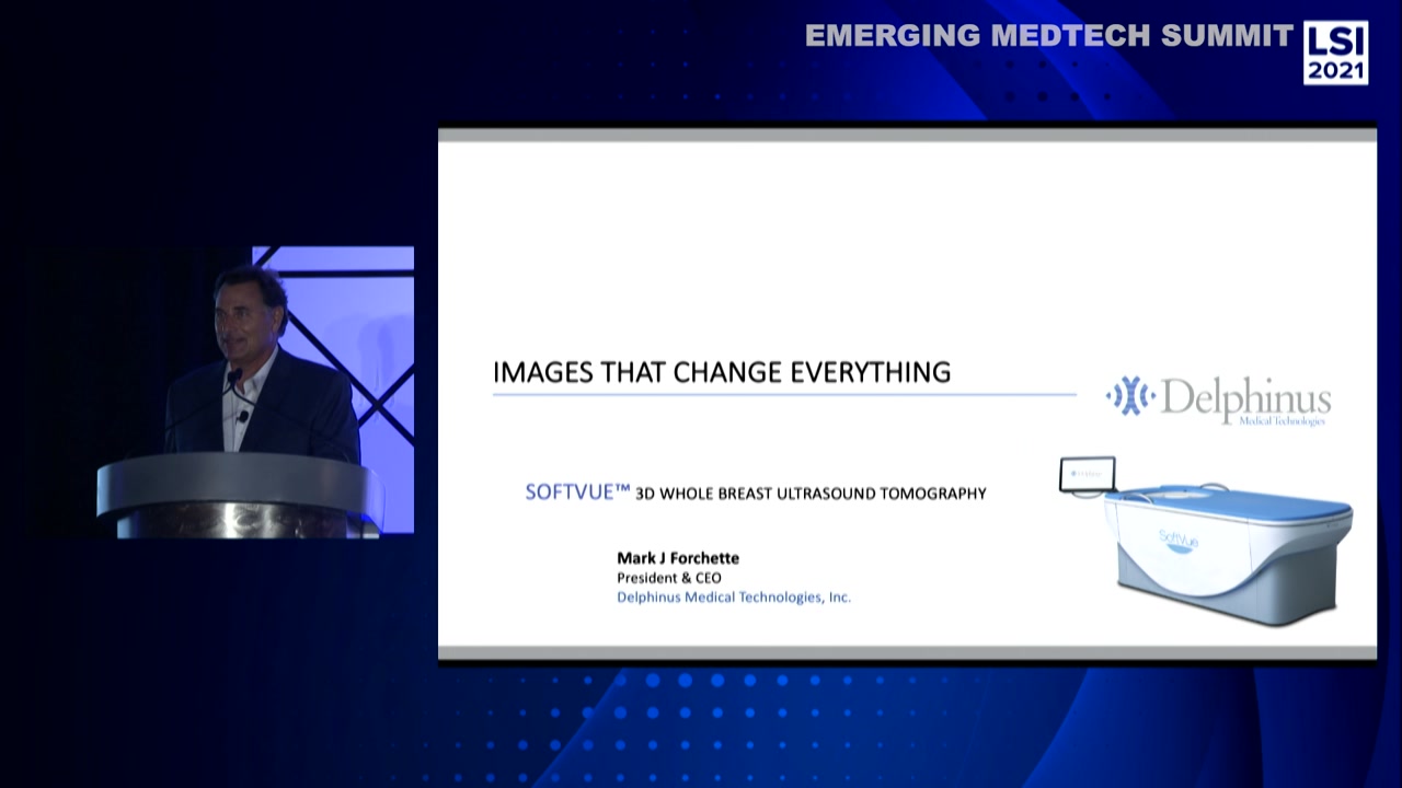 Emerging Medtech Summit 2021 - Delphinus Medical Technologies