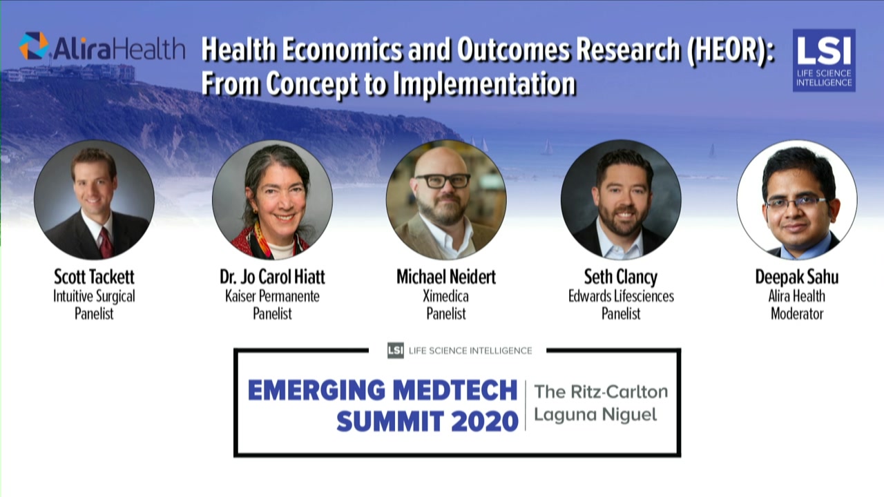 Panel: Health Economics and Outcomes Research (HEOR)