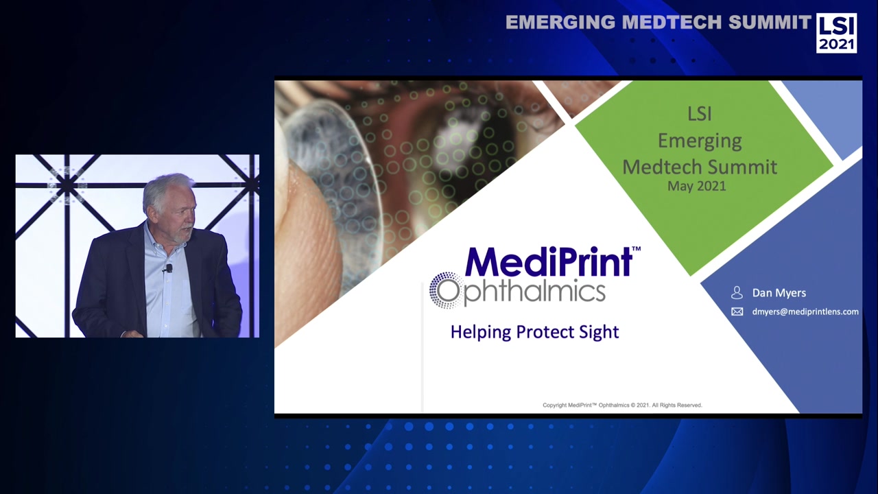 Emerging Medtech Summit 2021 - MediPrint Ophthalmics