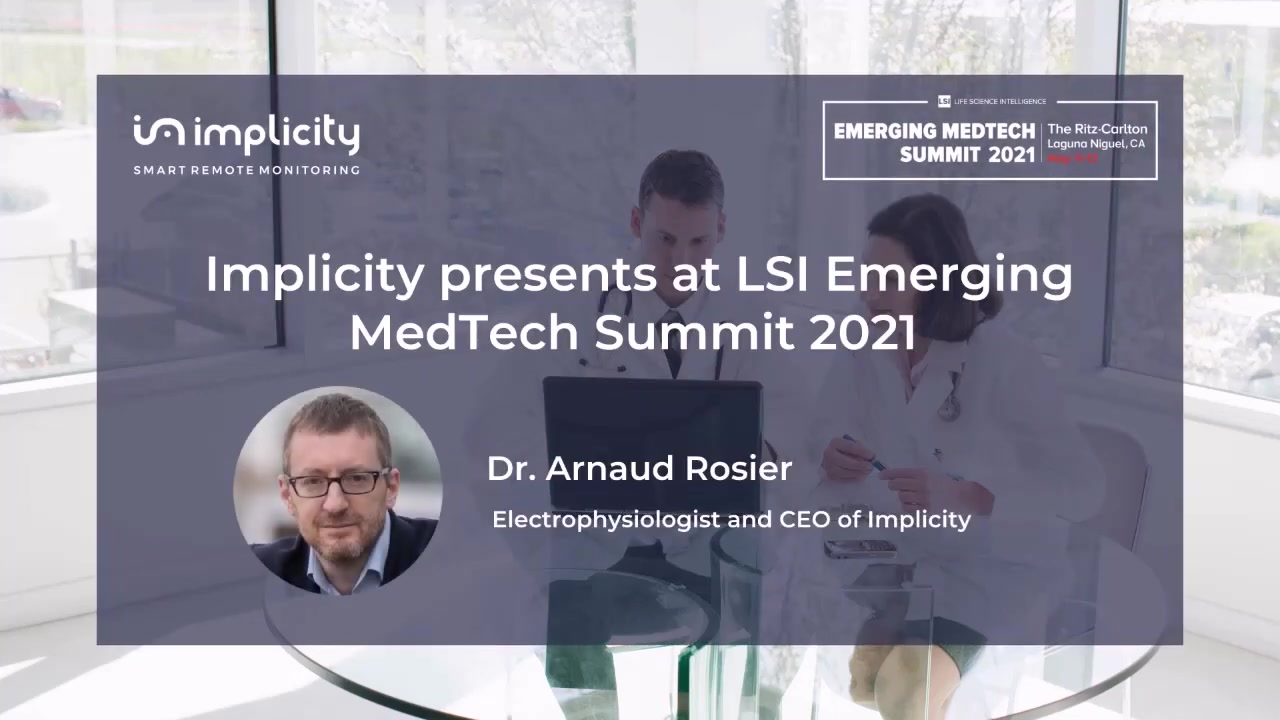 Emerging Medtech Summit 2021 - Implicity