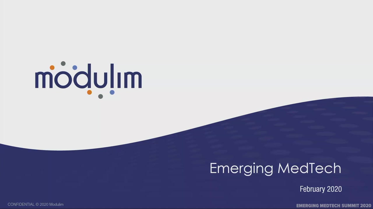 Emerging Medtech Summit 2020 - Modulim