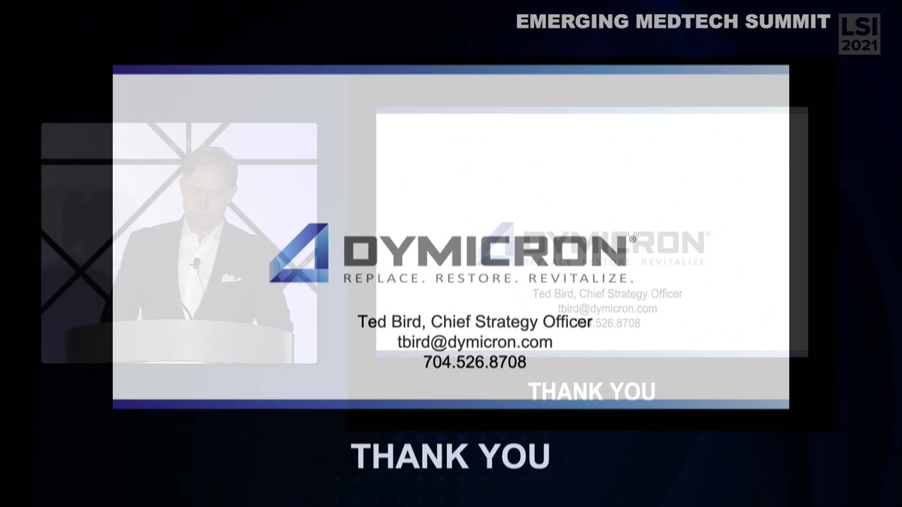 Emerging Medtech Summit 2021 - Dymicron