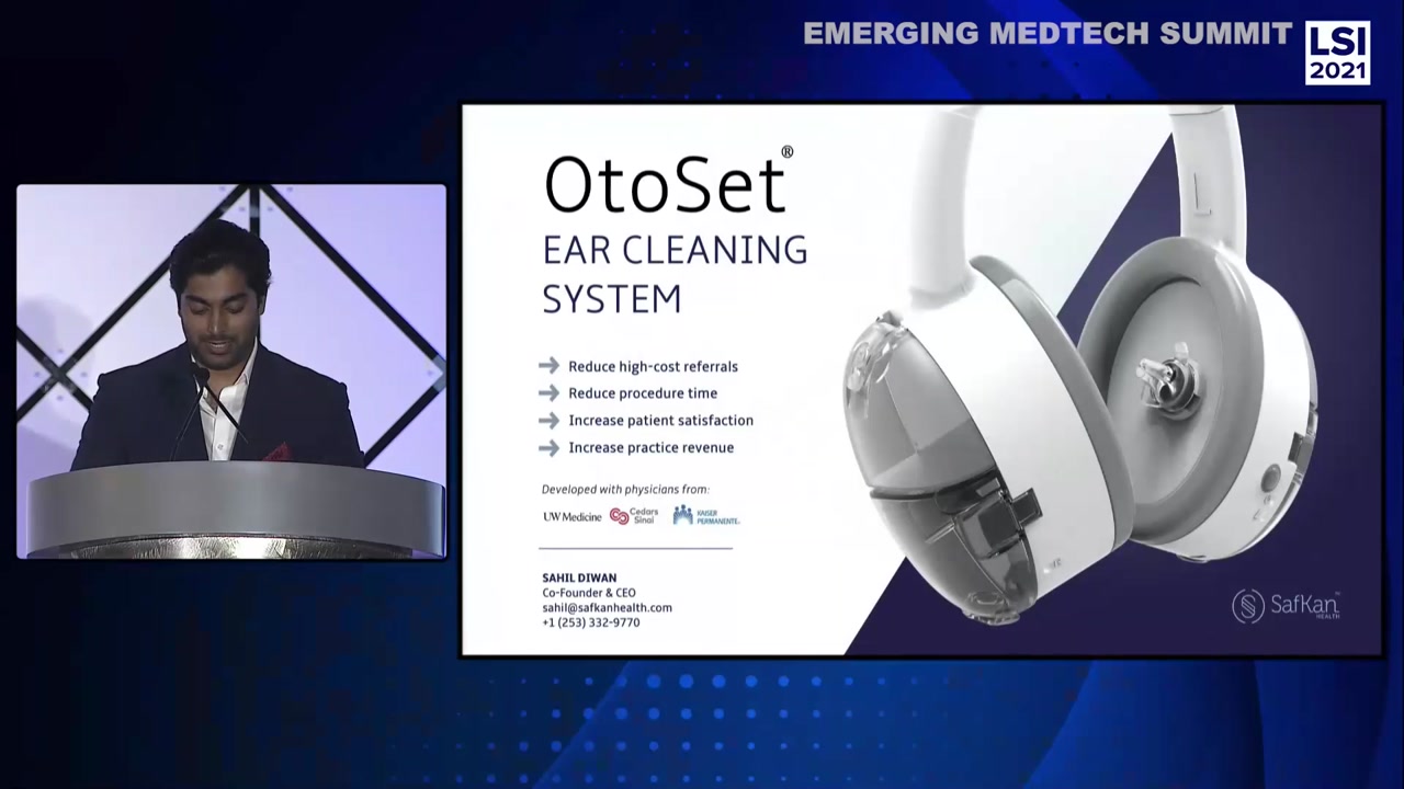 Emerging Medtech Summit 2021 - SafKan Health