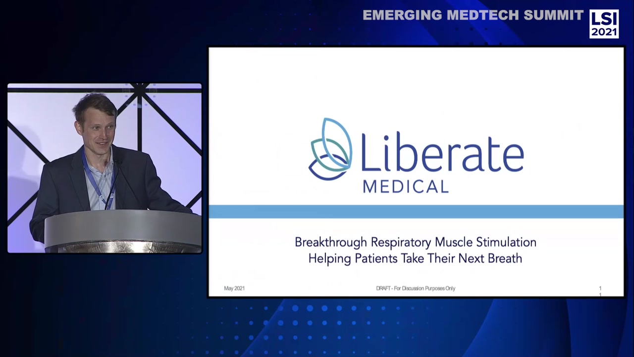 Emerging Medtech Summit 2021 - Liberate Medical